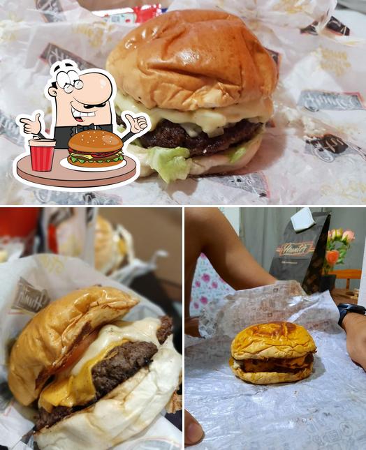 Consiga um hambúrguer no Hunter Original Burguer