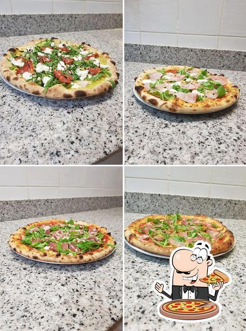 Prenez différents types de pizzas