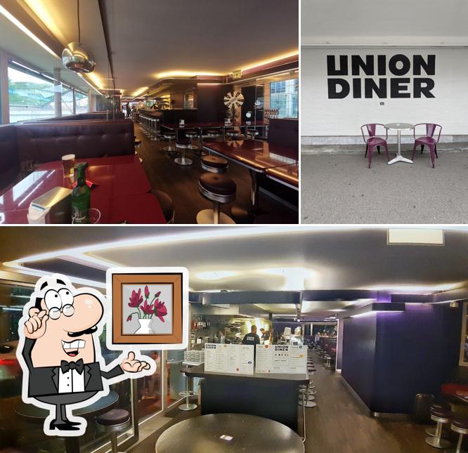 Gli interni di Union Diner Stauffacher