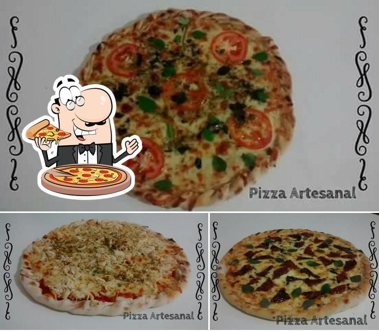 Escolha pizza no PizzaArtesanal