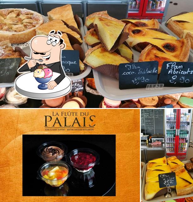 La Flûte du Palais propose une éventail de plats sucrés