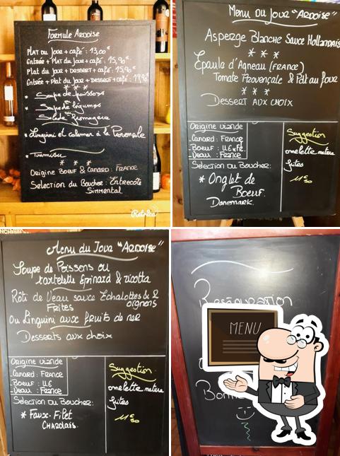 Découvrez le menu du jour sur le tableau