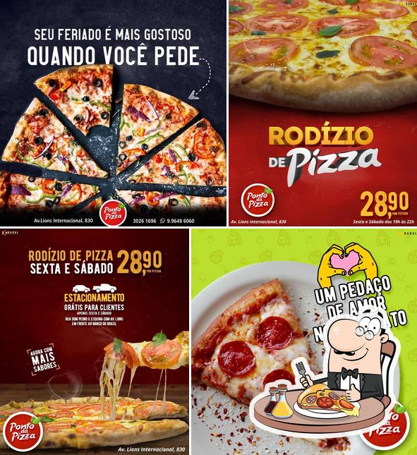 Escolha diversos tipos de pizza