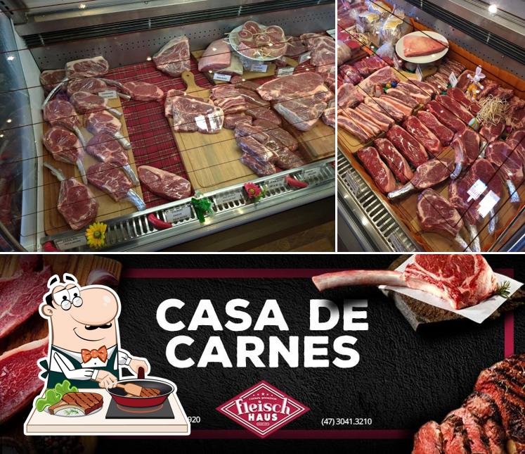 Experimente refeições de carne no Fleisch Haus Casa de Carnes