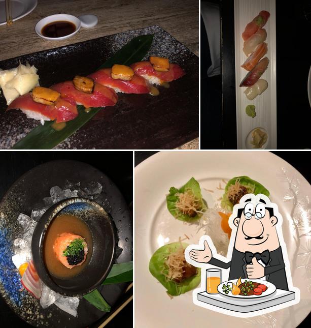 Platos en Nobu São Paulo Jardins