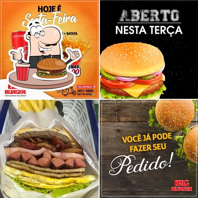 Consiga um hambúrguer no Big Burger