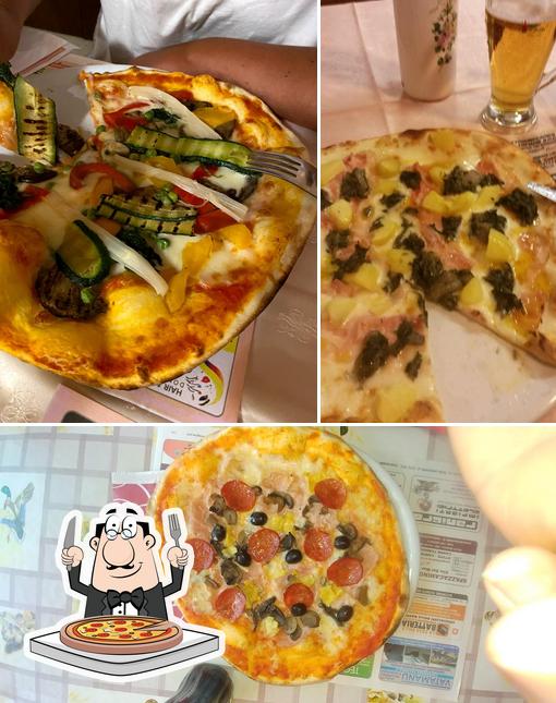 Choisissez des pizzas à Pizzeria Kaberlaba