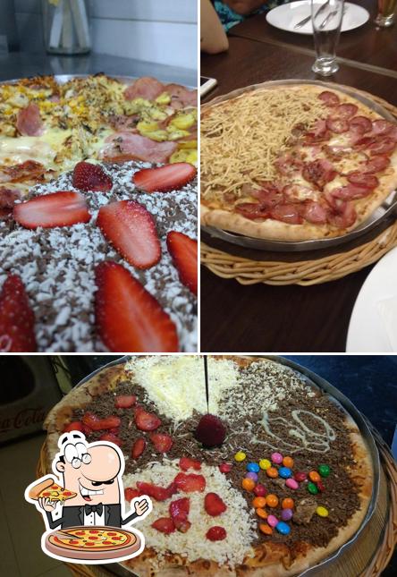 Experimente pizza no Restaurante e Pizzaria Jacarezinho