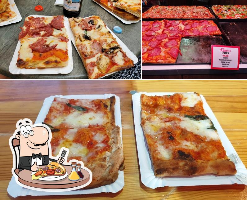 Pick pizza at ROSSINI PIZZA AL TAGLIO HEIDELBERG