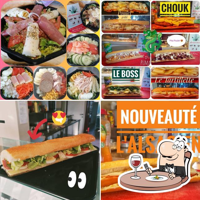 Nourriture à Monsandwich à MONS