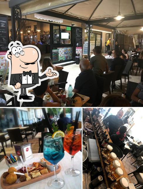 Tra le varie cose da Try Aperitivo Cocktail Bar si possono trovare la interni e esterno