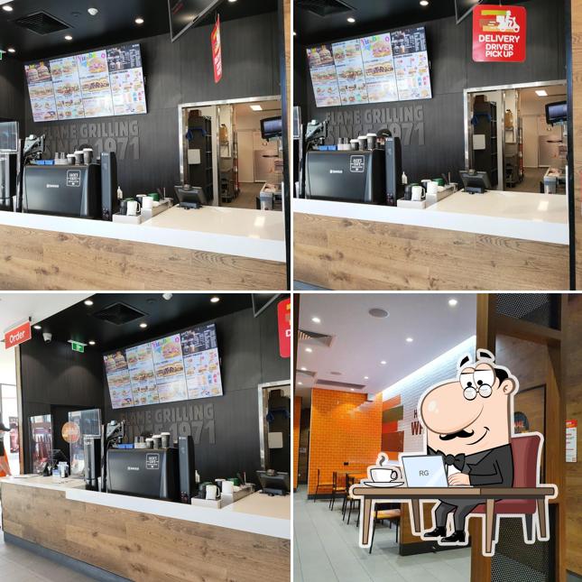 El interior de Hungry Jack's Burgers Wangara