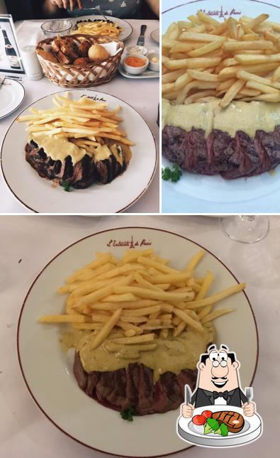 Bife em L'Entrecôte de Paris