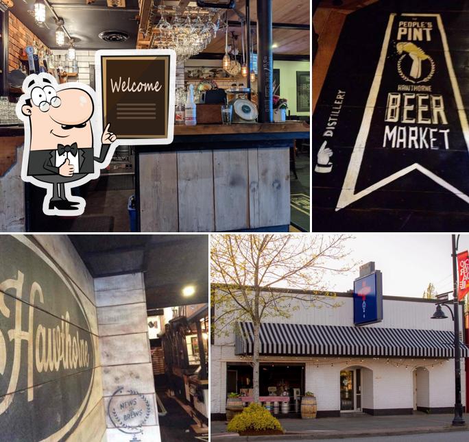 Voici une photo de Hawthorne Beer Market & Bistro