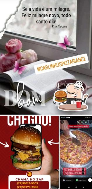 Hambúrguer em Carlinhos Pizzaria