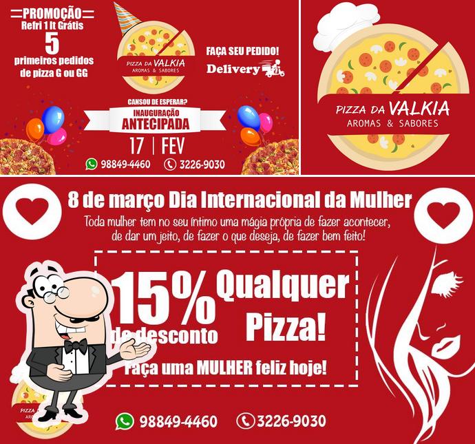 Here's a picture of Pizza da Valkia Aromas & Sabores