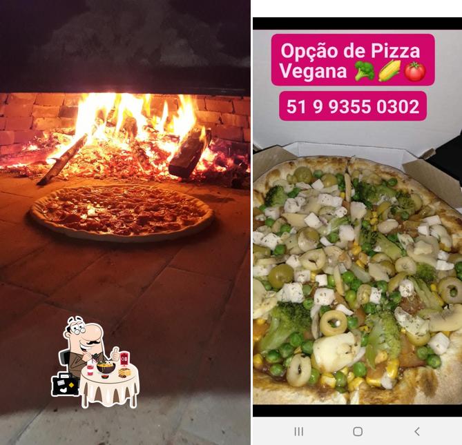 Comida em Pizzaria Maresia