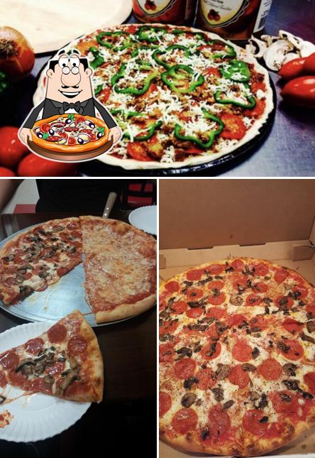 Get pizza at I Love NY Pizza