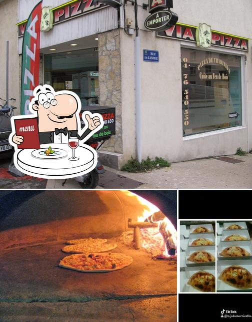 Nourriture à Via Pizza - A emporter