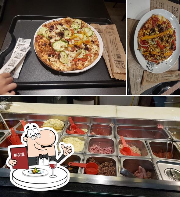 Comida em Pizza Makers