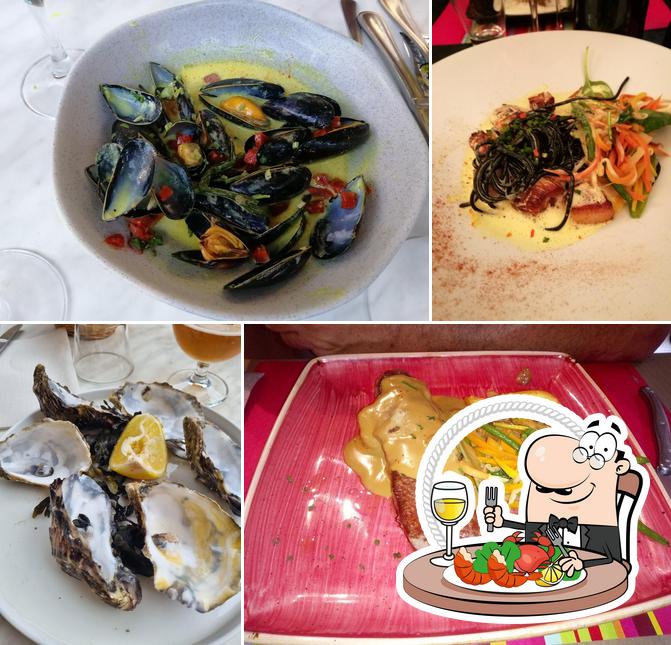Les clients de Restaurant La Table de Jeanne peuvent profiter différents plats à base de fruits de mer