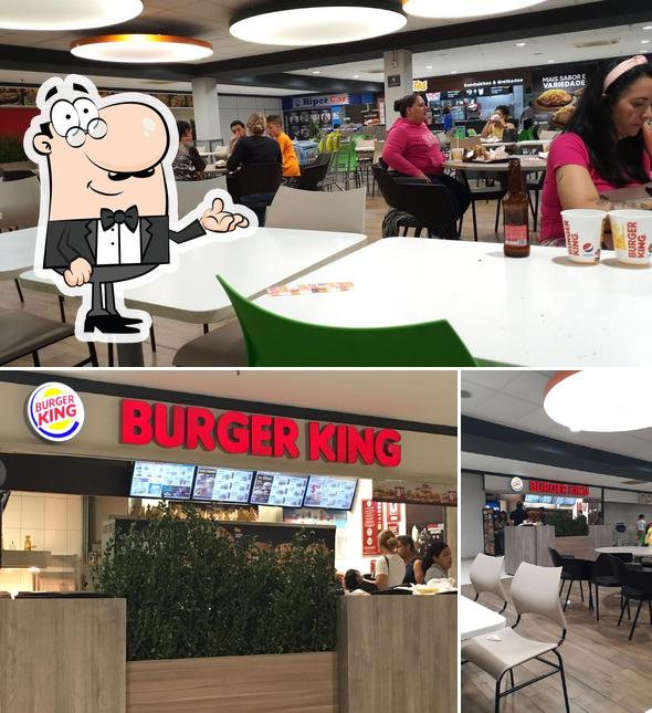 O interior do Burger King