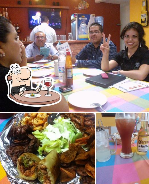 Among different things one can find food and beer at El Estero Restaurant