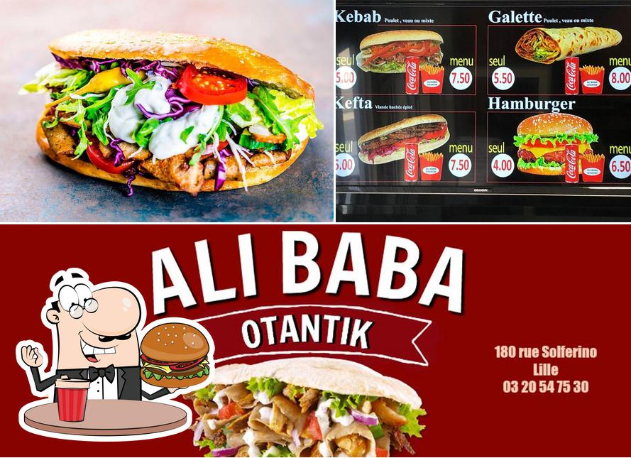 Commandez un hamburger à Alibaba Otantik