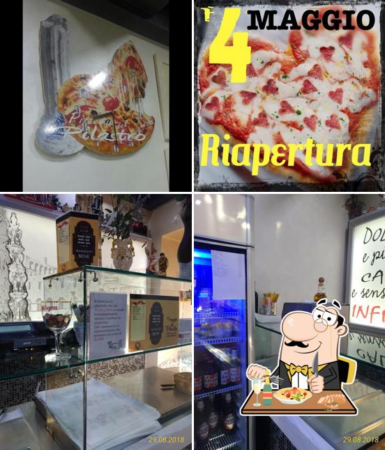 Pizzeria del Pilastro si caratterizza per la cibo e interni