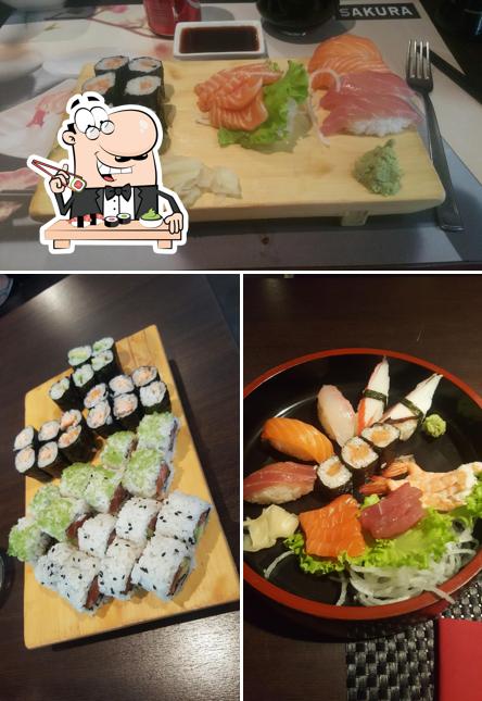 Ordina le diverse opzioni di sushi