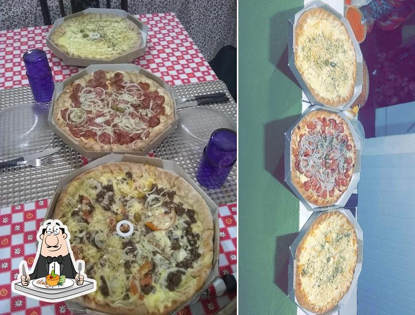 Comida em Pizzaria Forno e Fogão