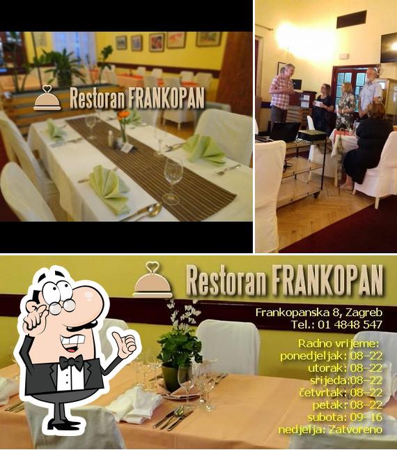 Gli interni di Restoran Frankopan