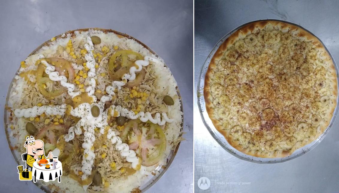 Comida em Rei da Pizza