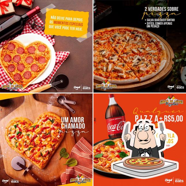 Experimente diferentes variedades de pizza