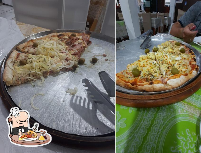 Escolha pizza no Pizzaria E Lanchonete Tropical