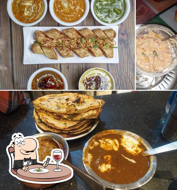 Food at New Shakti Om Vegetarian Dhaba