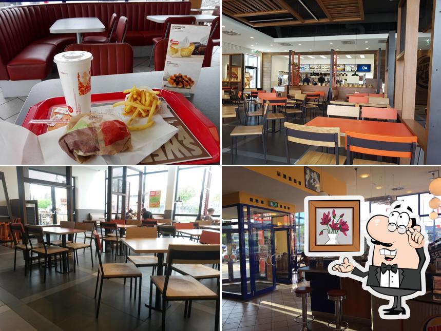 El interior de BURGER KING Klagenfurt