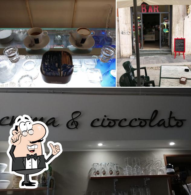 L'intérieur de Crema e Cioccolato