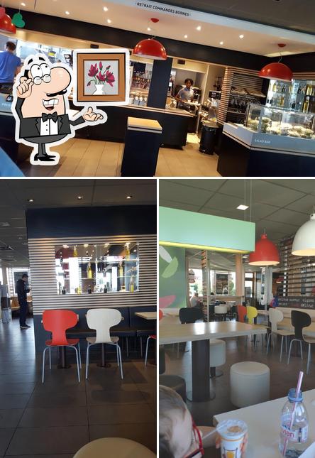 L'intérieur de McDonald's