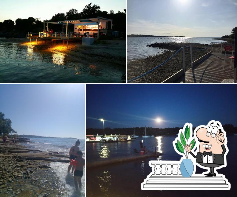 Gli esterni di Bollicina sul mare Beach Bar