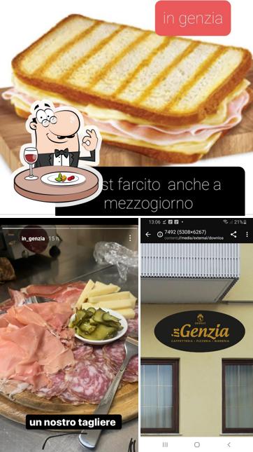 La foto di cibo e interni da In genzia