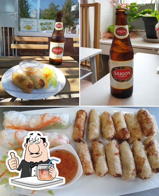Among different things one can find drink and food at Mr Mai VietNam Food