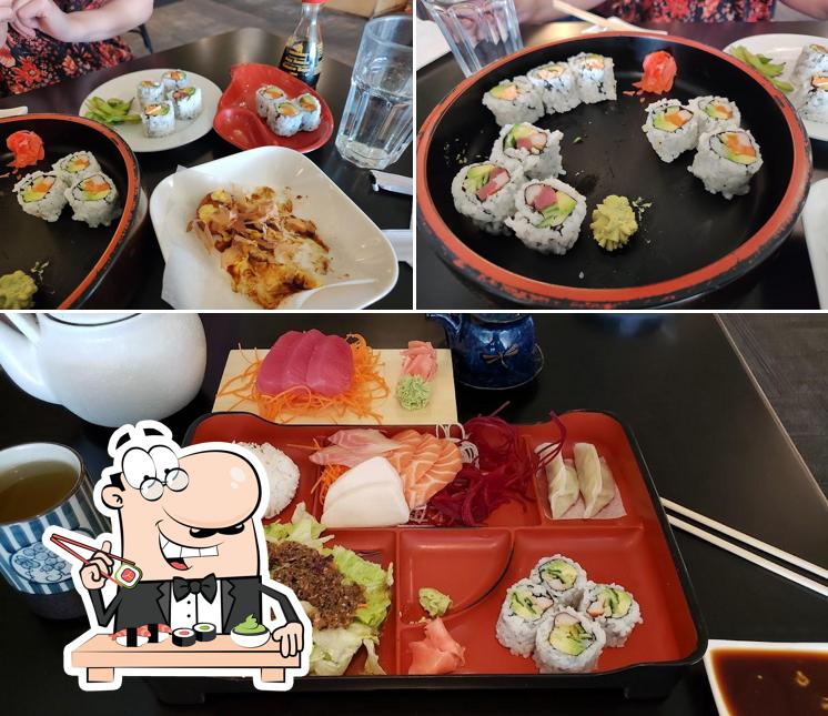 Les sushi sont servis à Sushi Ya