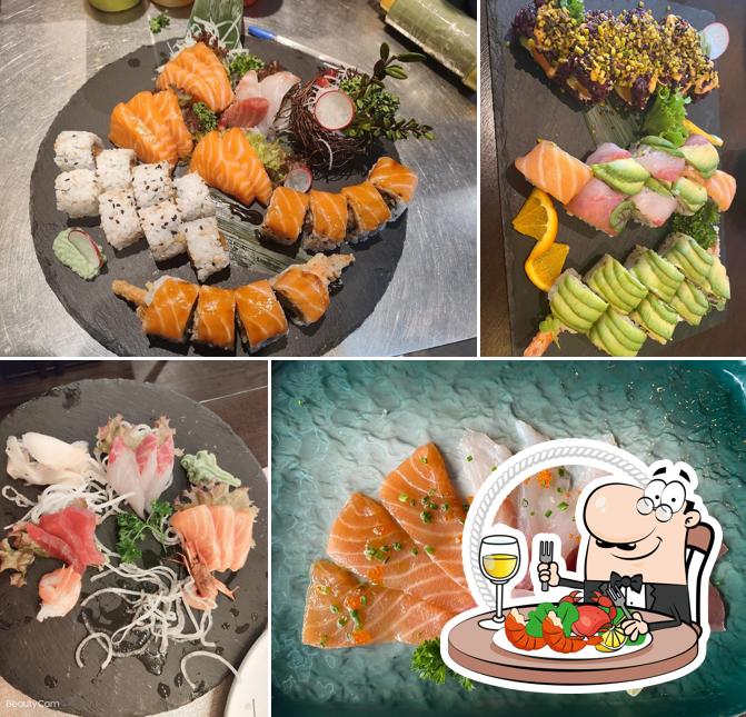 Prova tra i vari prodotti di cucina di mare disponibili a Umi sushi pokè