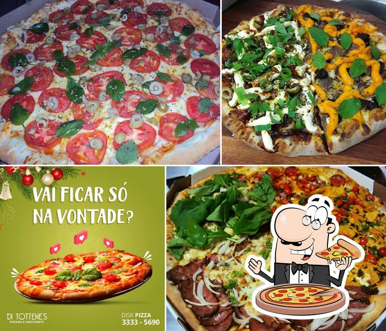 Experimente pizza no Pizzaria DI Tottene's Delivery