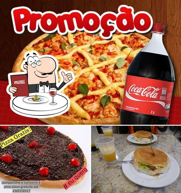 Comida em Cebolinha's Pizzaria