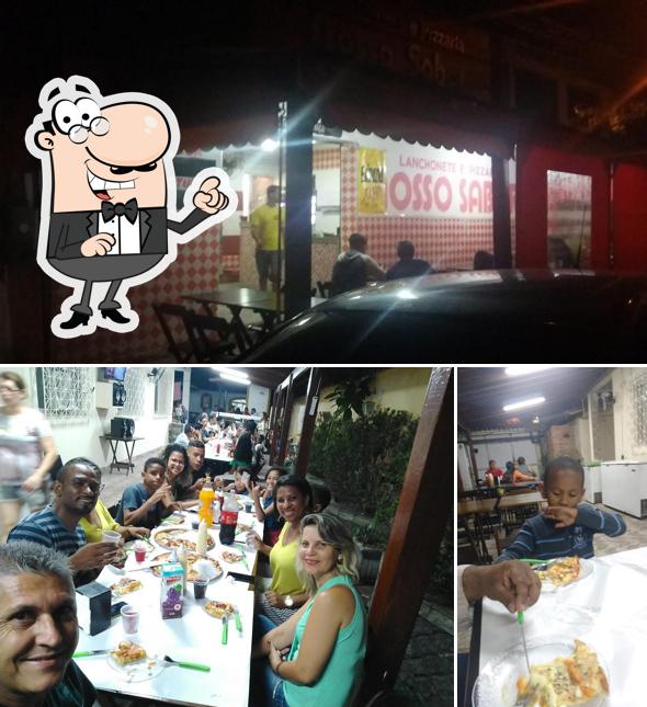 O interior do Lanchonete E Pizzaria Nosso Sabor