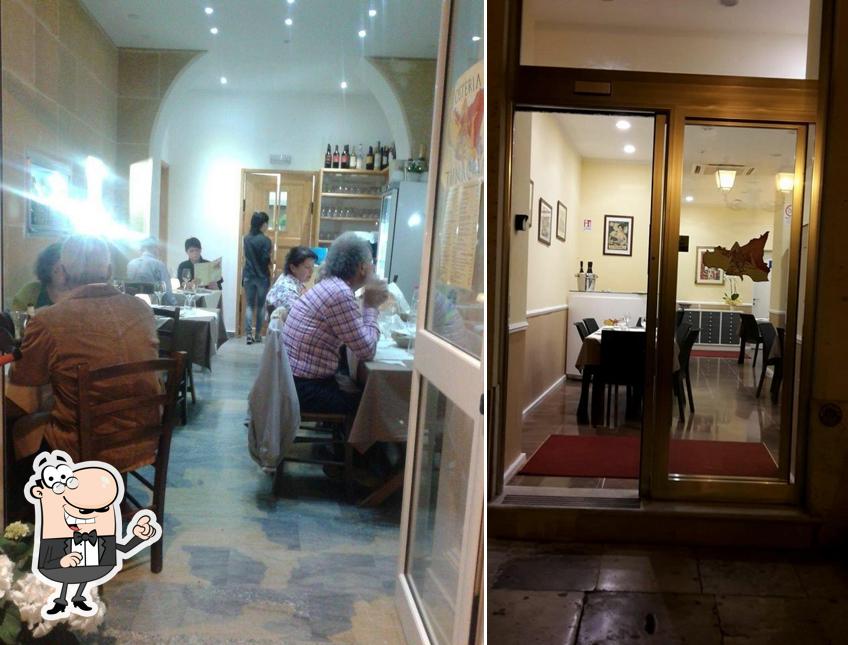 Dai un'occhiata agli interni di Osteria Trinacria