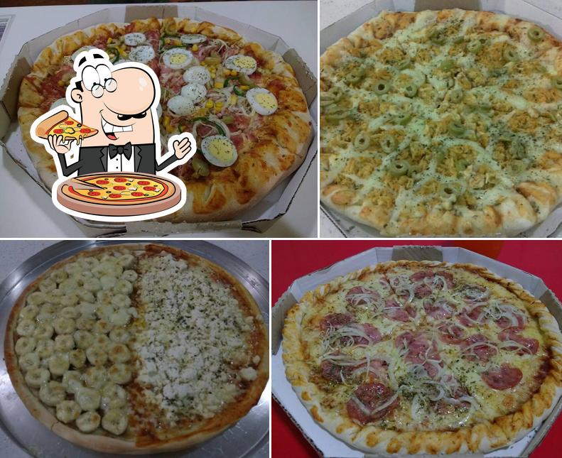 Escolha diversos estilos de pizza