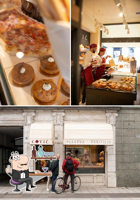 Gli interni di Pekarna Slaščičarna COTIČ Panificio Pasticceria